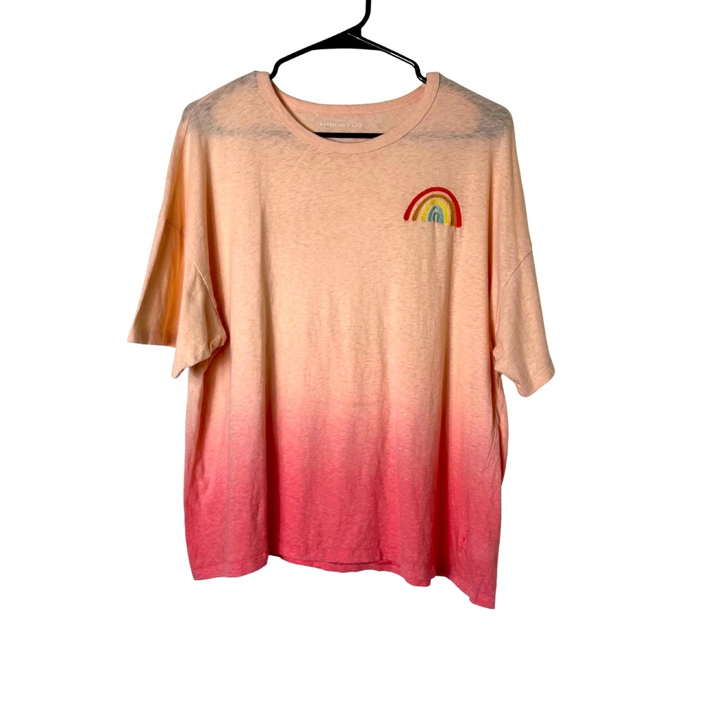 American Eagle Outfitters Ombre Rainbow Top